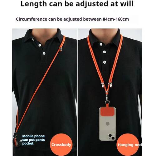 Universal Adjustment Phone Lanyard Necklace Strap Phone
