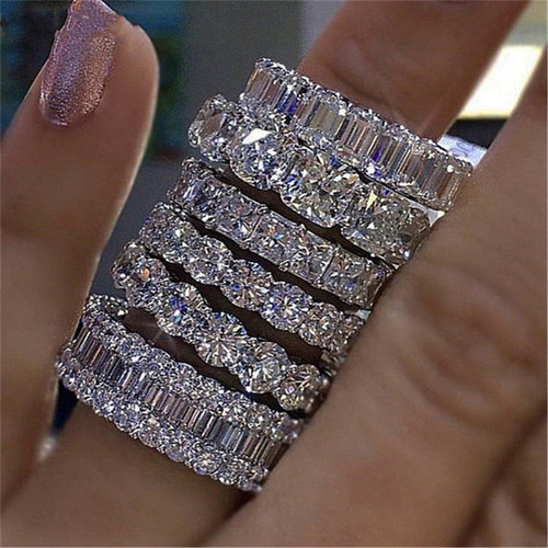 Wholesale Eternity Band Promise ring 925 Sterling silver