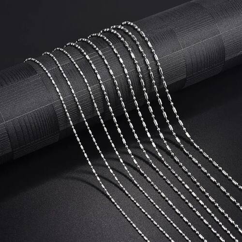 50/55/60cm Fashion Necklace For Men Woman Basic Punk