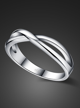 Genuine 100% 925 Sterling Silver Cross Rings for Women