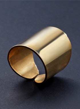 Fashion Gold Color Silver Color Opening Ring For Women Men