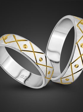 Vintage Simple Style Male / Female 100% 925 Silver Ring