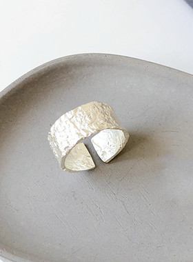 2023 925 Sterling Silver Wide Rings for Women New Trendy