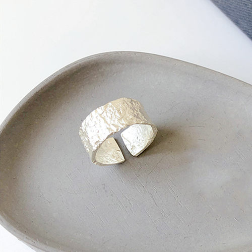 2023 925 Sterling Silver Wide Rings for Women New Trendy