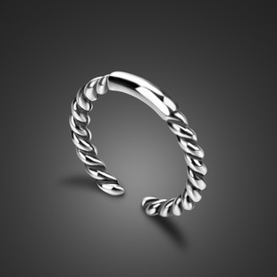Wholesale 100% 925 sterling silver ring for women simple