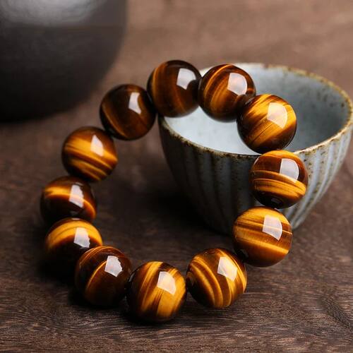 Fashion Tiger Eye Beads Bracelets Men High Quality