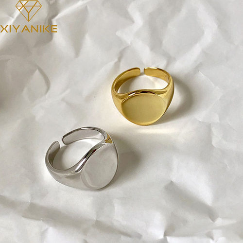 2023 New Silver Color  Opening Rings for Women Couples New