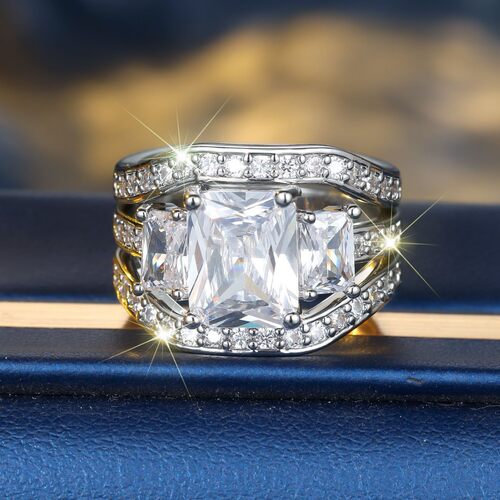 2026 10K White Gold 3ct Lab Diamond Ring sets 925