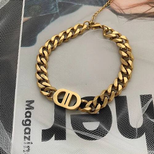 SGMAN Stainless Steel Bracelet Dio for Women Jewelry Cuban