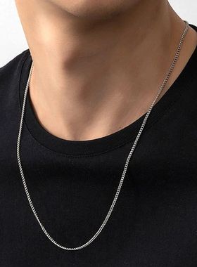 2024 Stainless Steel Gold color Chain Necklace for men Long