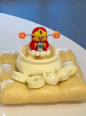 2025年新款财神爷摆件国风车载