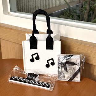 音乐会伴手礼钢琴培训学生奖品礼品儿童礼物赠品音乐文具音符书签