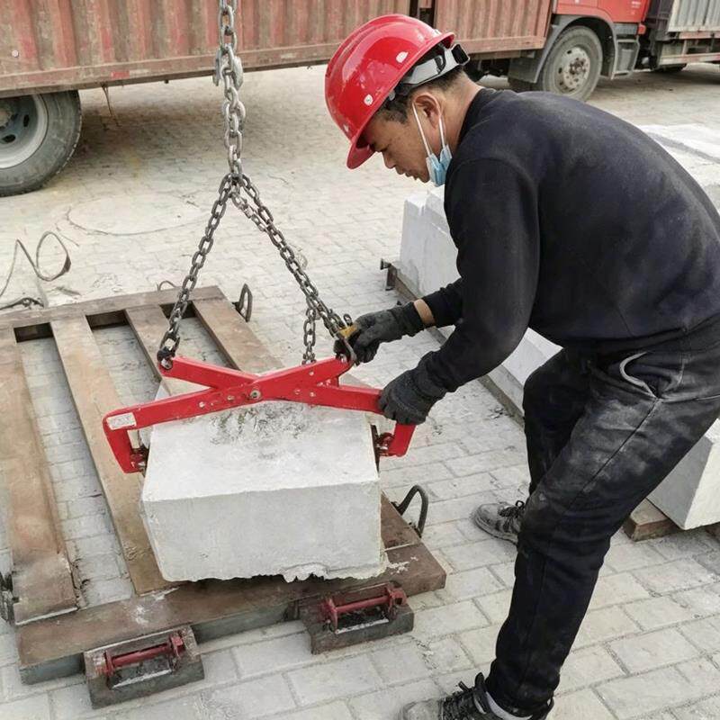 石材夹具大理石板夹路沿石夹子石材夹具吊钳路石夹路侧水泥板夹