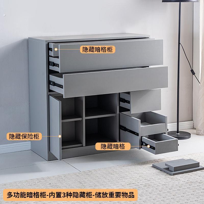 暗格收纳柜带有隐藏隐形防盗的柜子抽屉式暗藏玄机的多功能收纳柜