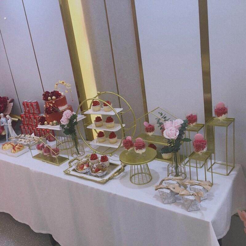 甜品台摆件蛋糕架展示架甜点糕点托盘下午茶点心盘摆台冷餐茶歇