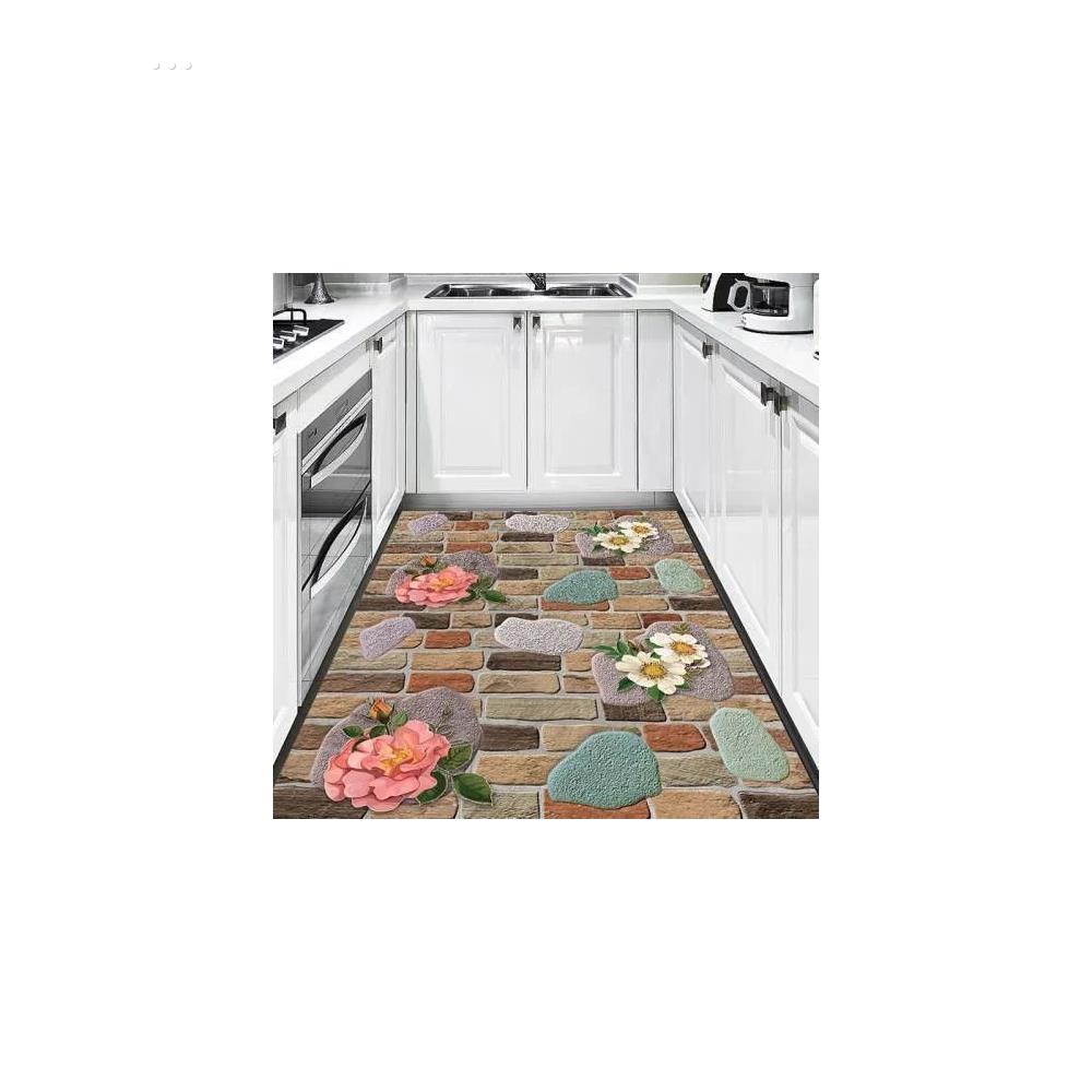 入户玄关垫印花地垫厨房床边卧室客厅飘窗垫可裁剪脚踏垫地毯现代
