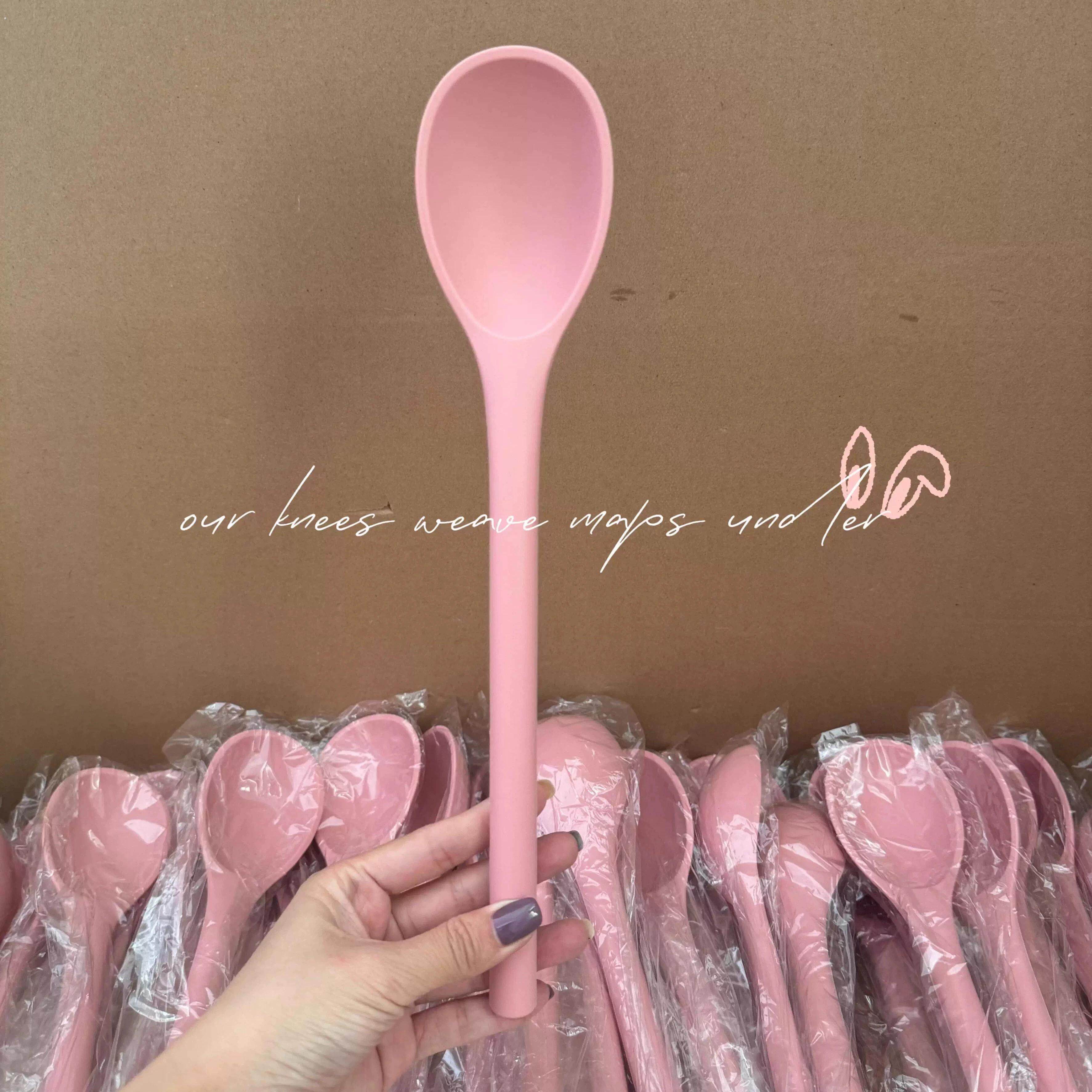 粉色汤勺家用少女心餐具套组厨房耐高温矽胶不沾锅勺子烹饪工具,厨房/烹饪用具,全套勺铲,淘宝优惠券,粉丝福利购,淘宝优惠卷