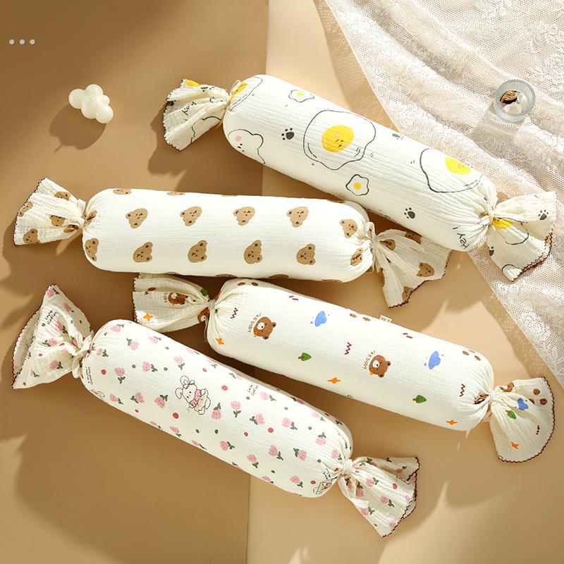婴儿抱枕新生儿糖果侧睡枕防吐奶宝宝防惊跳安抚圆柱靠枕可拆洗