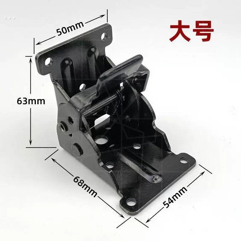90度自锁摺叠铰链铰链牀桌椅桌脚板凳摺叠茶几家俱不锈钢连接配件