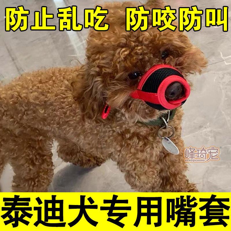 泰迪专用嘴套狗狗防乱吃防咬防叫嘴罩止吠器护嘴巴套口罩小型幼犬