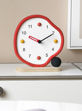 wozoom屋准客厅桌面摆件饰品酒柜电视柜玄关装饰品卧室创意座钟