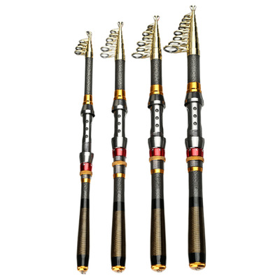 库存鱼竿碳素海竿2.7米抛竿轻硬海杆套装碳素鱼竿远投实体店鱼杆