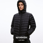 Mannish26春夏新款 羽绒外套 90白鸭绒排骨连帽羽绒服户外轻薄男士