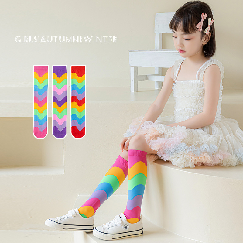 聚会表演万圣节小腿袜潮中筒袜