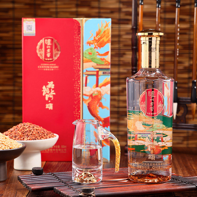 泸州老窖定制酒无上龙门颂52/42度500ml浓香型纯粮白酒礼盒收藏