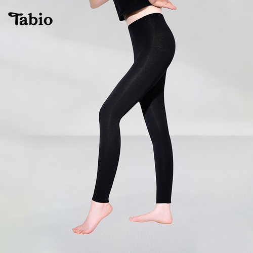 Tabio打底裤女高弹透气美腿显瘦
