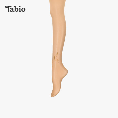 Tabio字母丝袜女薄款防勾丝