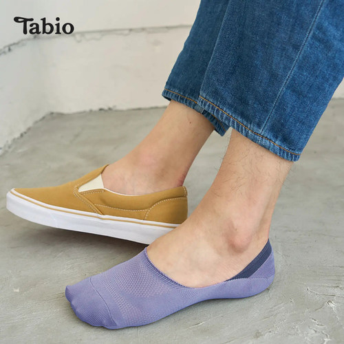 Tabio船袜男防滑不掉跟舒适透气