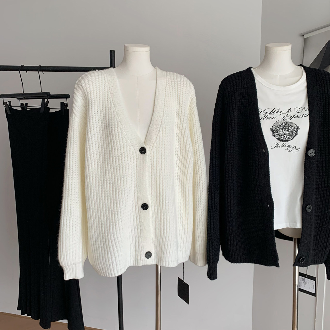 Dailyline私服 松弛廓形！重磅粗针针织开衫慵懒外套