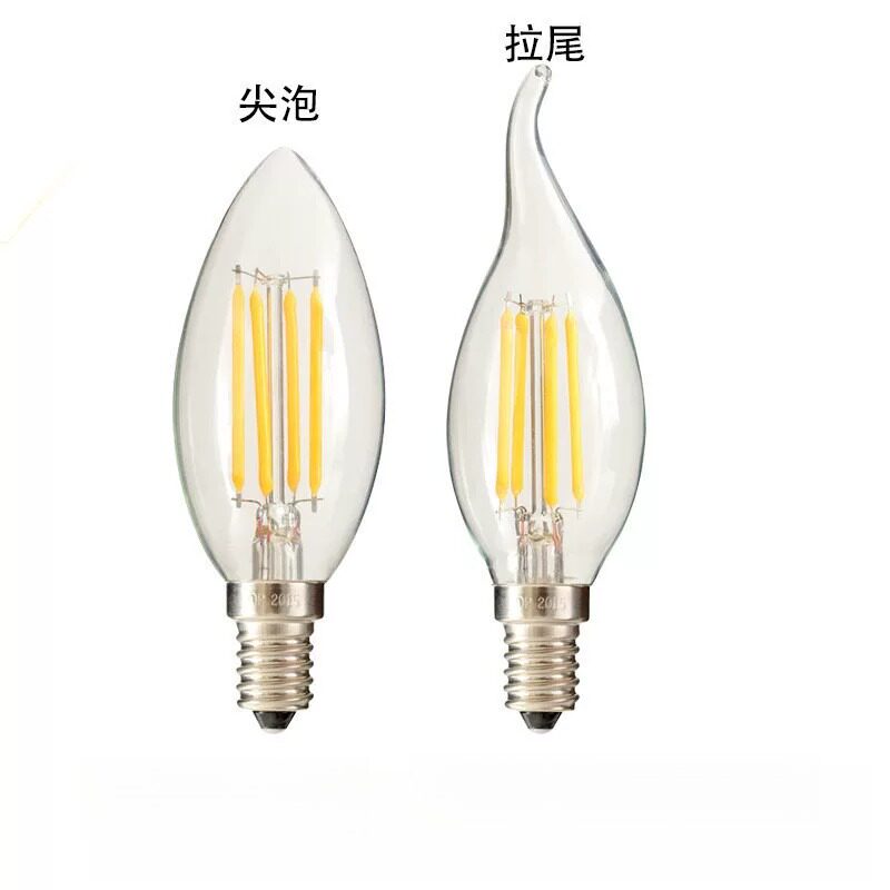 LED爱迪生复古灯泡C35蜡烛灯E14图片