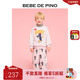 儿童满印企鹅卡通印花休闲运动裤 BEBEDEPINO贝贝品诺童装 25冬新款