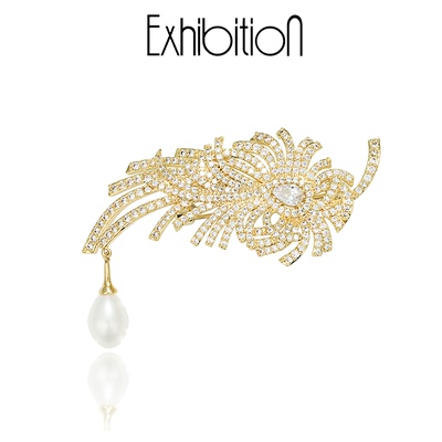 EXHIBITION览物馆锆石胸针