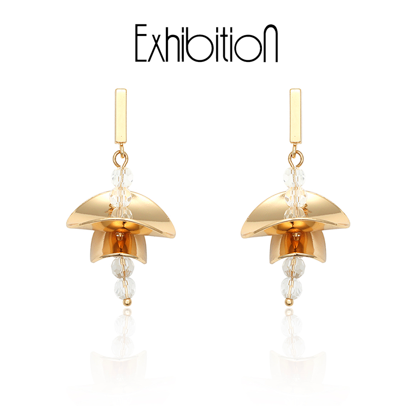 【清仓折扣】小众设计师耳环网红耳坠森系耳饰女冷淡风