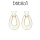 耳环银针小众耳夹 法式 Exhibition 览物馆复古简约优雅耳钉长款