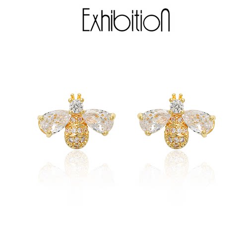 EXHIBITION小蜜蜂耳钉