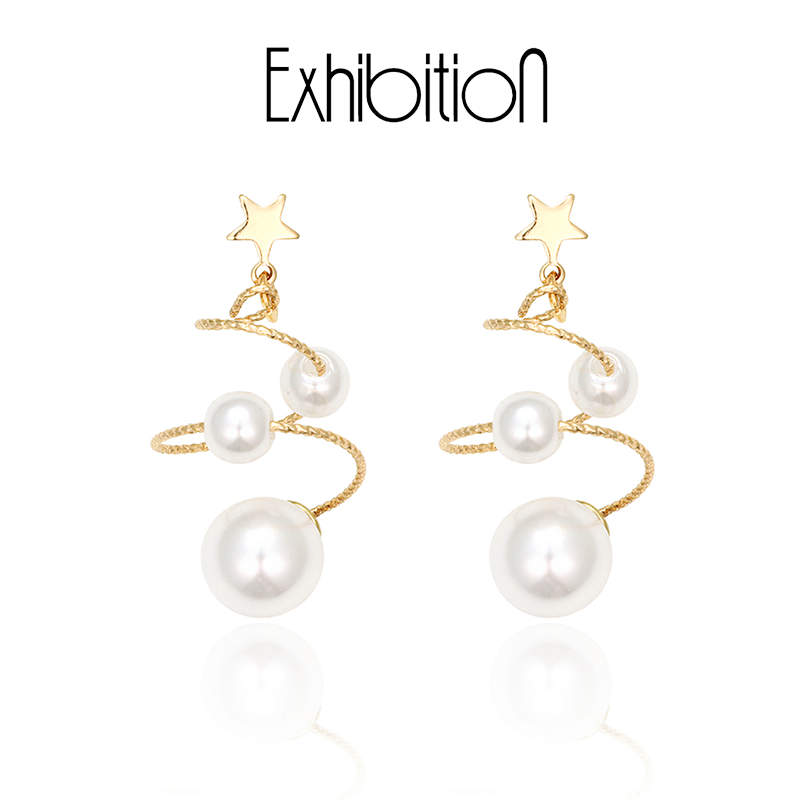 Exhibition览物馆个性螺旋耳钉简约性冷淡风日韩潮小众设计感耳环,饰品/流行首饰/时尚饰品新,耳环,淘宝优惠券,粉丝福利购,淘宝优惠卷