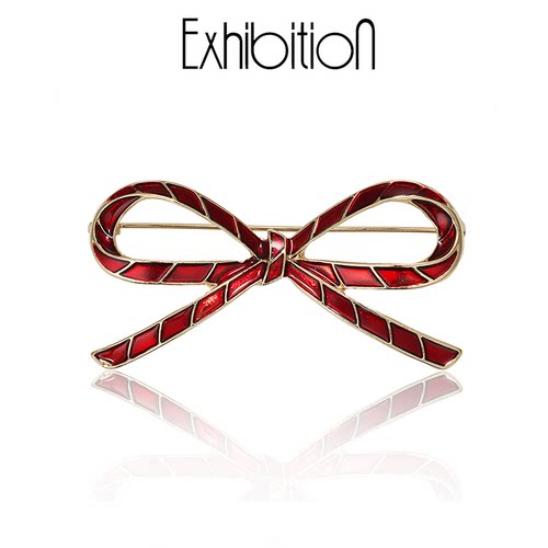 EXHIBITION蝴蝶结胸针