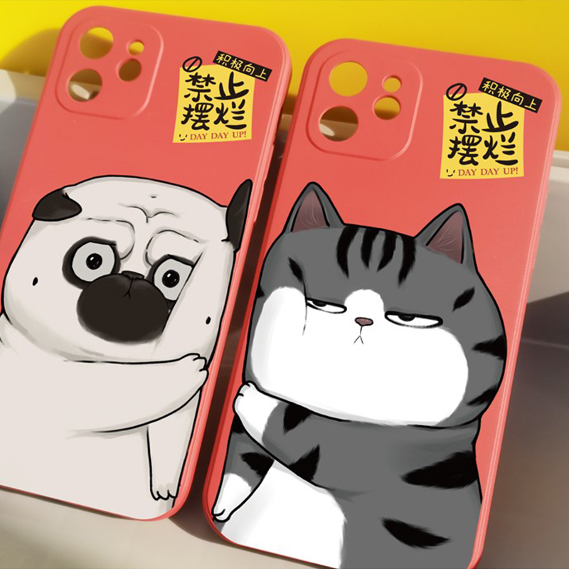 吾皇猫联名手机壳苹果17华为情侣