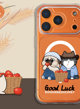 吾皇猫正版手机壳吾皇万睡新款透明imd苹果iPhone17Promax1615华为Mate7060Pro+高级感保护套