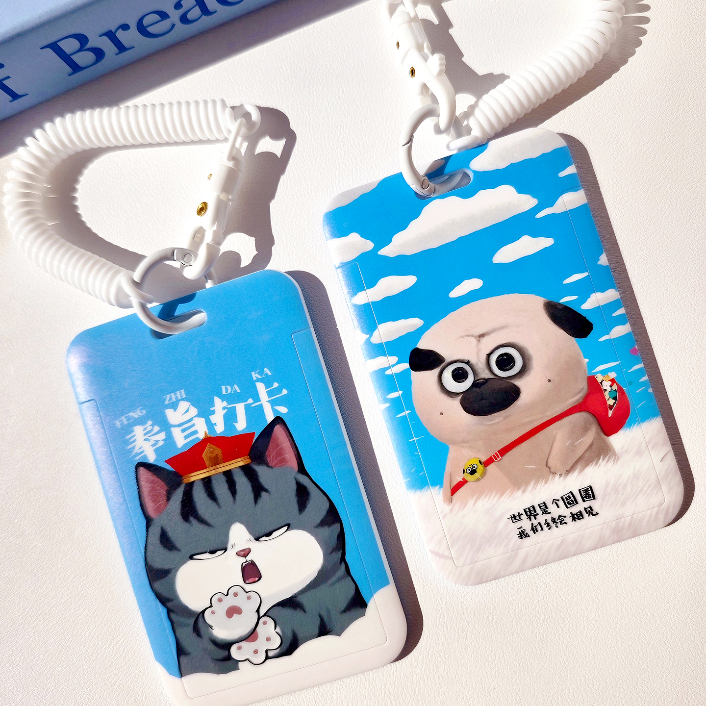 吾皇猫卡套挂绳地铁卡通多卡位