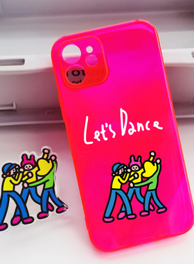 SKS联名排骨手机壳情侣iPhone17苹果16promax1514华为mate60荧光xrs全包防摔可爱软壳