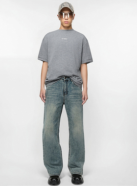 O'1WDC 「冰川水洗」直筒牛仔裤