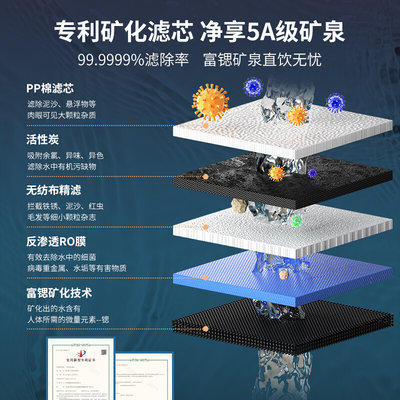 宜米矿泉台式净饮机免安装即热式饮水机家用直饮加热一体净水器