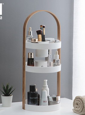 umbra化妆品收纳盒浴室洗漱台梳妆台置物架口红桌面化妆刷收纳架