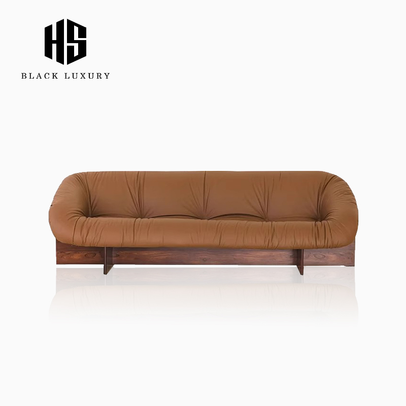 ROSEWOOD中古风真皮沙发