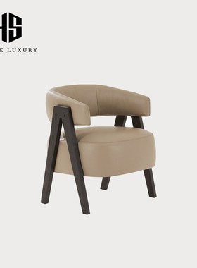 HEISHE Loai休闲椅意式极简2025新品单椅客厅现代简约高端扶手椅